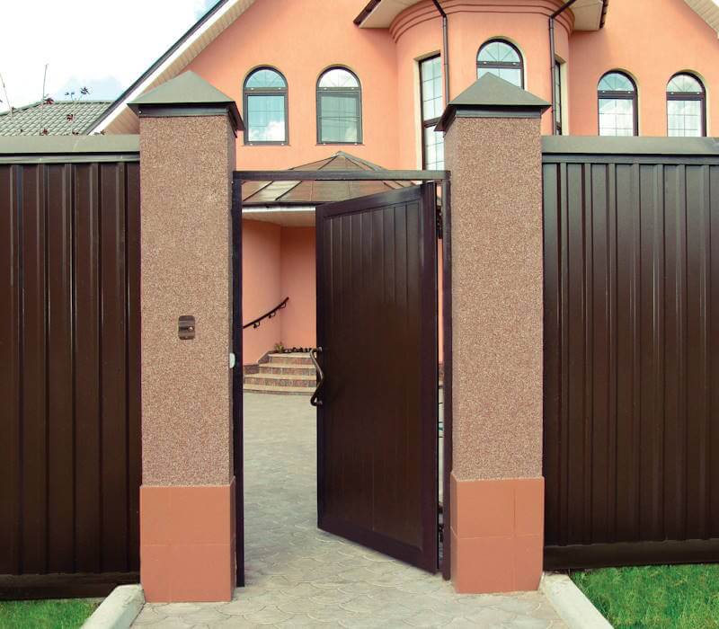 Калитка из профнастила